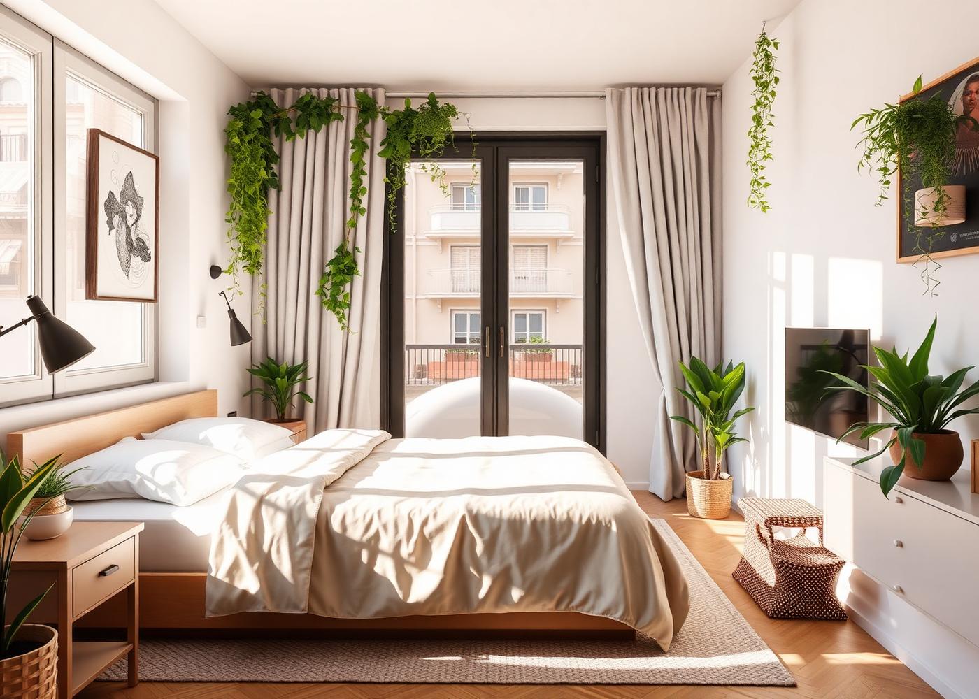 Habitación de residencia coliving en Madrid